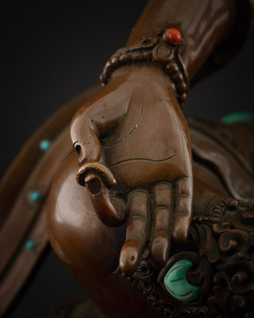 Green Tara Statue | Original Handmade Buddhist Statue