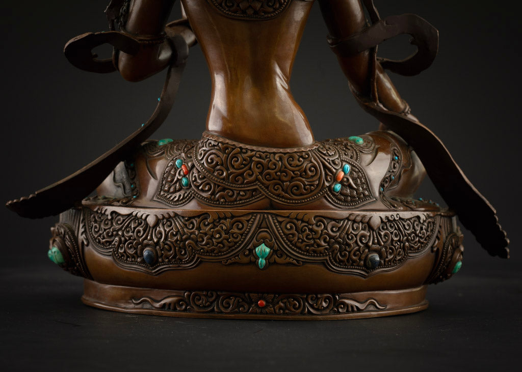 Green Tara Statue | Original Handmade Buddhist Statue