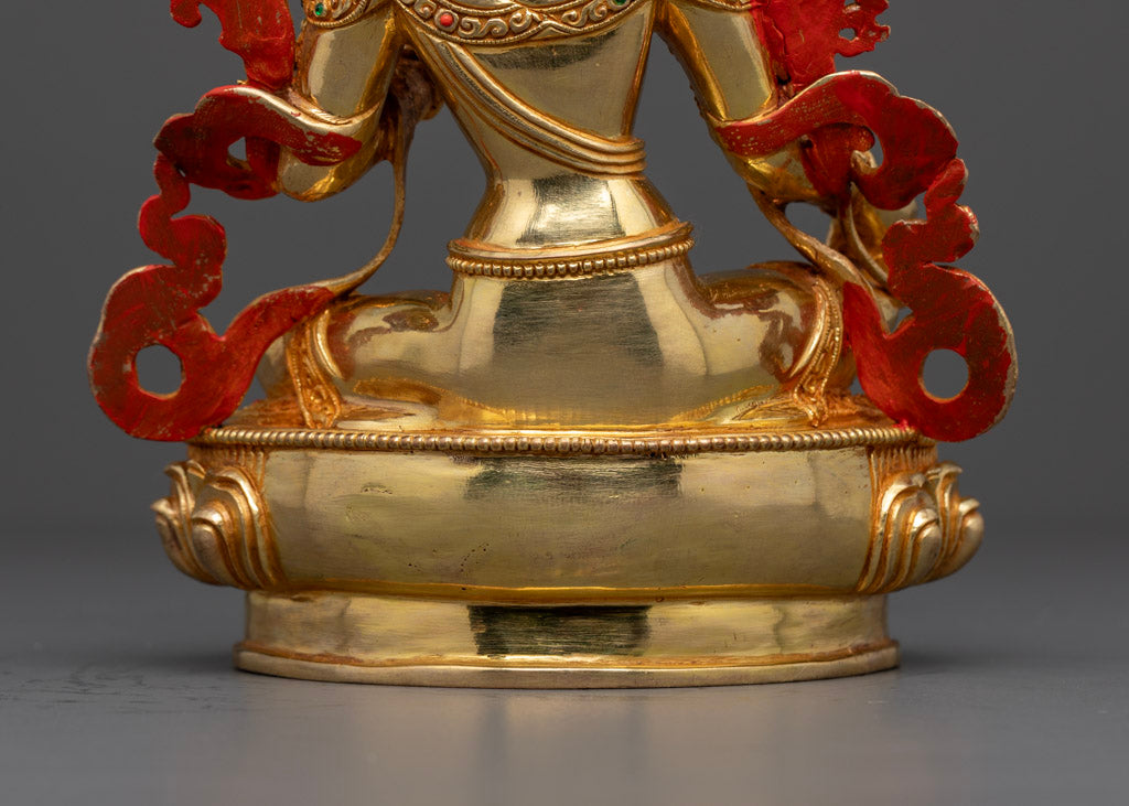 Green Tara Female Buddha Rupa | Tibetan Buddhism