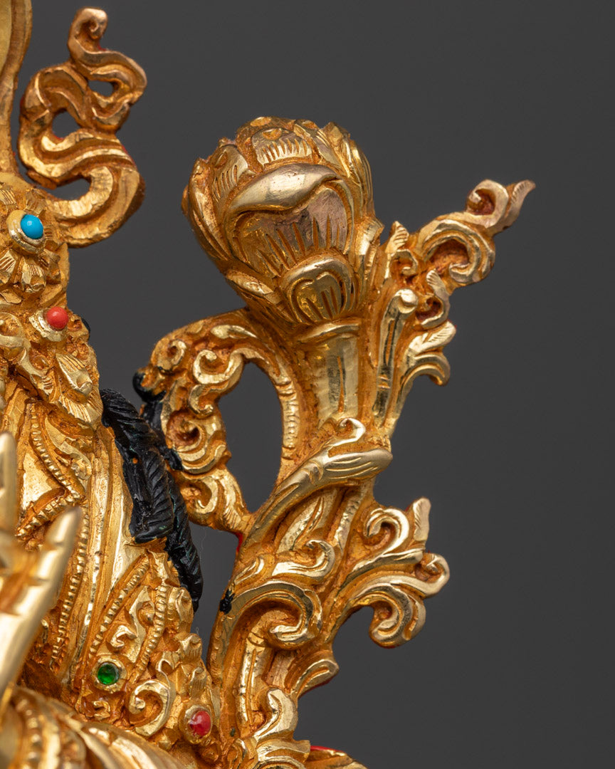 Green Tara Female Buddha Rupa | Tibetan Buddhism