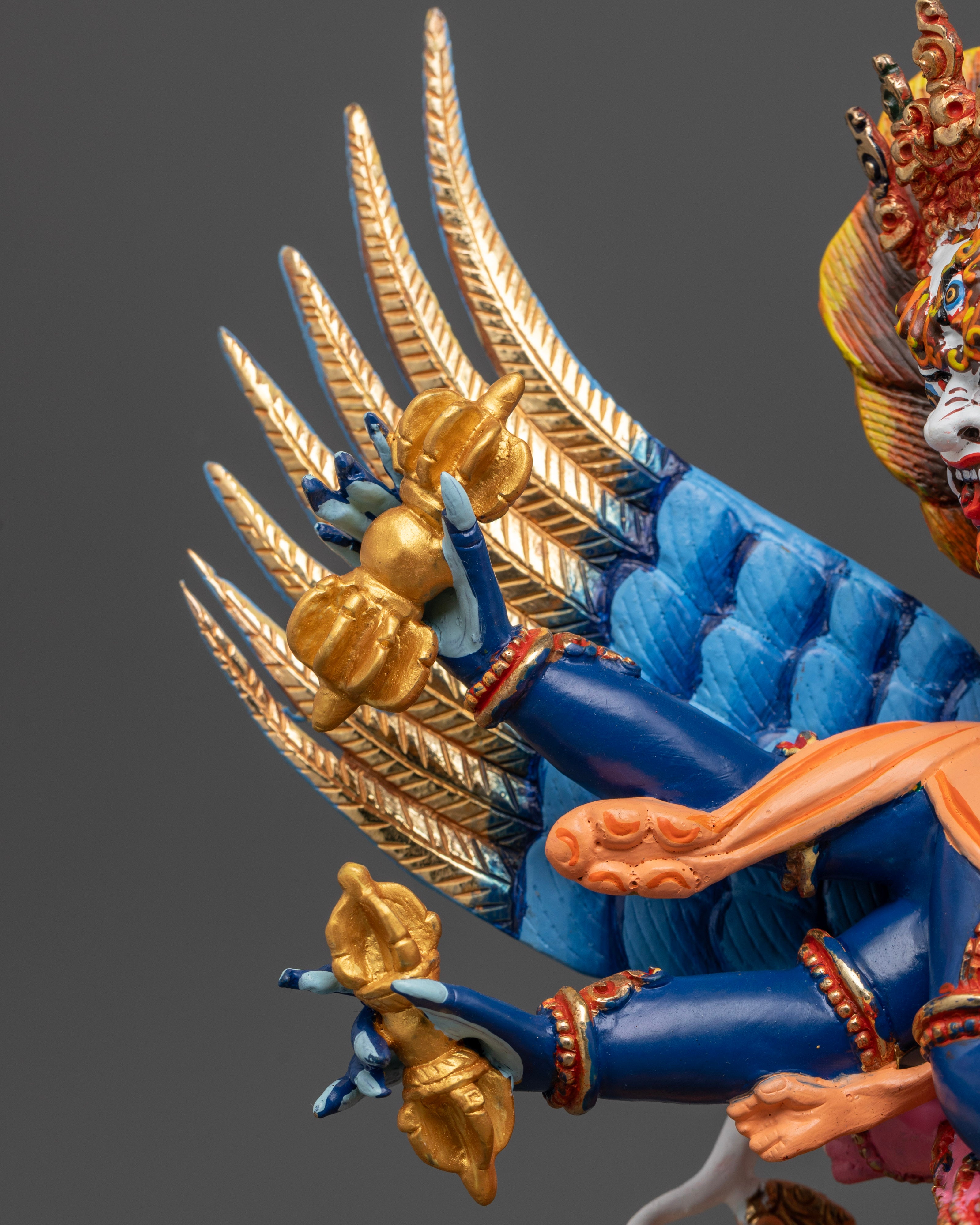 Colorful Vajrakilaya Statue | Guardian of the Spiritual Realm