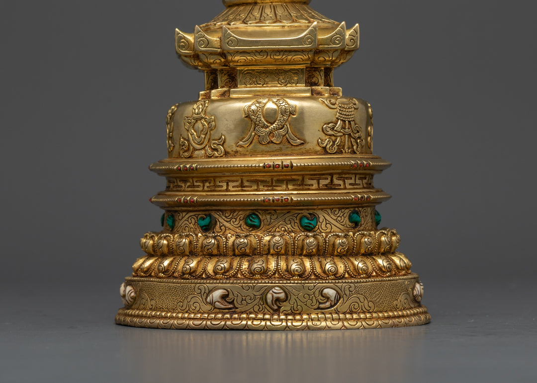 Tibetan Buddhist Stupa| Tibetan Shrine Stupa| Kadampa Buddhist Statue| Buddhist Religious Stupa