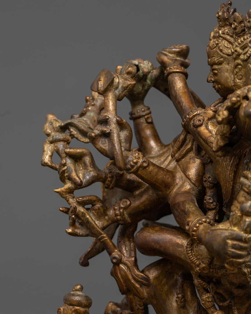 Kalachakra Statue | Sacred Buddhist Sculpture for Meditation