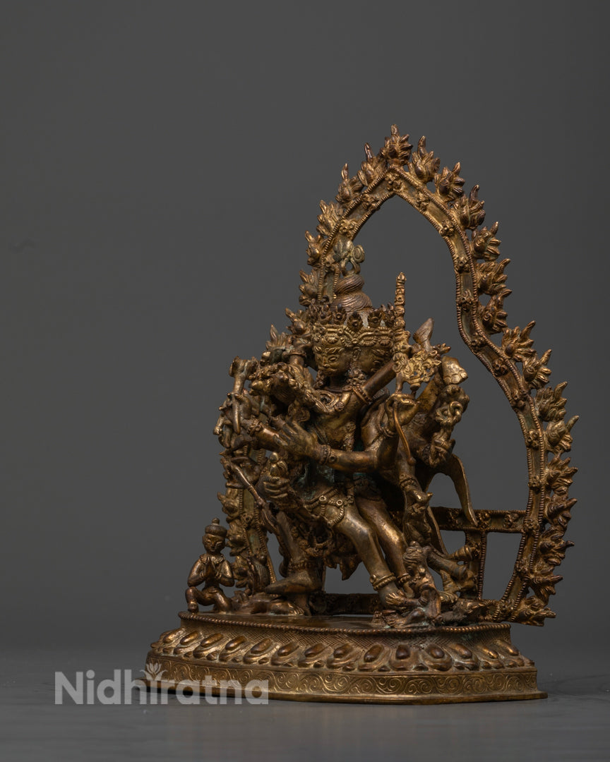 Kalachakra Statue | Sacred Buddhist Sculpture for Meditation