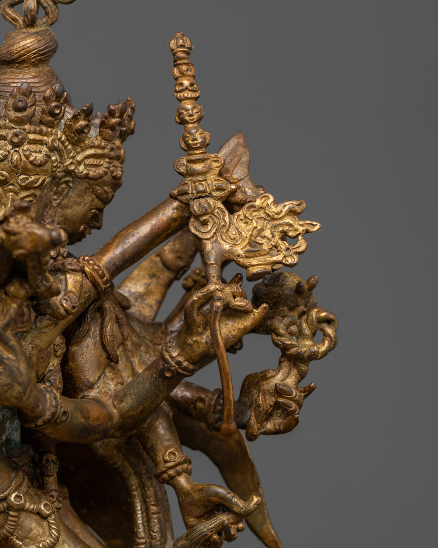 Kalachakra Statue | Sacred Buddhist Sculpture for Meditation