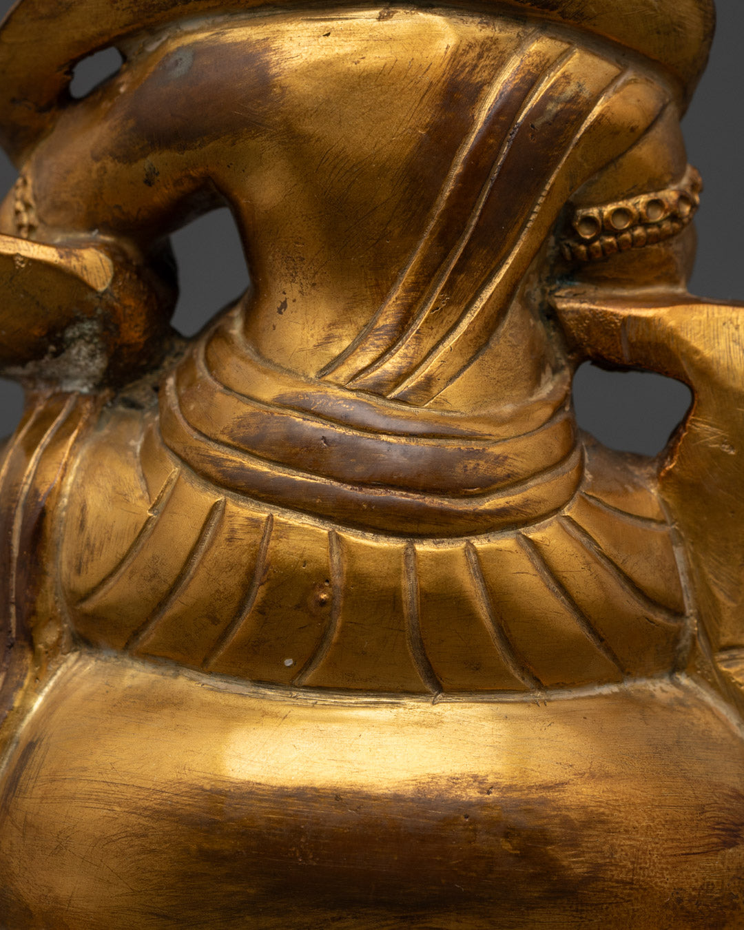 Black Dzambhala Statue | Tibetan Wealth Deity for Good Fortune