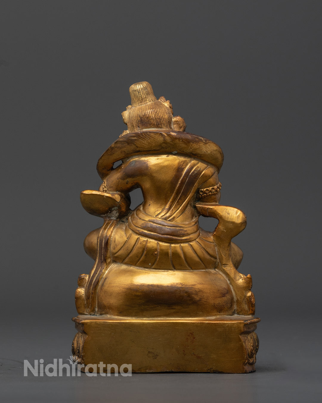 Black Dzambhala Statue | Tibetan Wealth Deity for Good Fortune