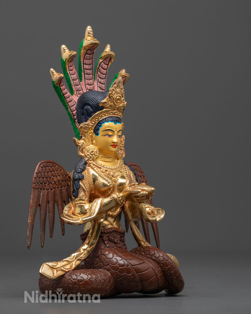 Handmade Sacred Naga Kanya Statue