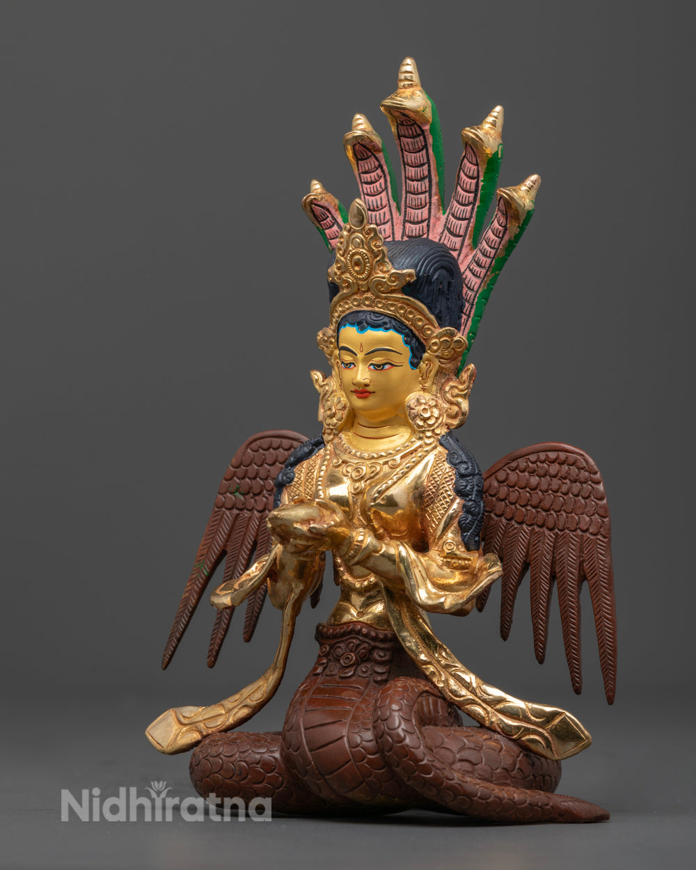 Handmade Sacred Naga Kanya Statue