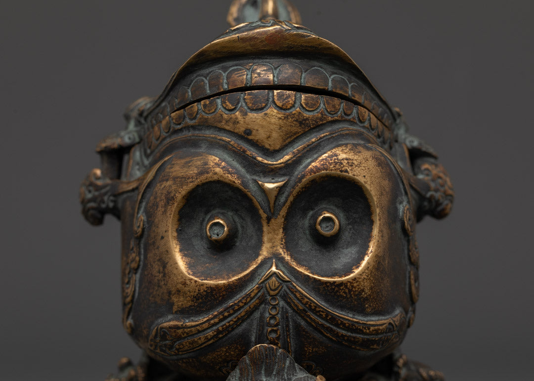 Skull Kapala Sculpture | Tibetan Buddhist Rituals