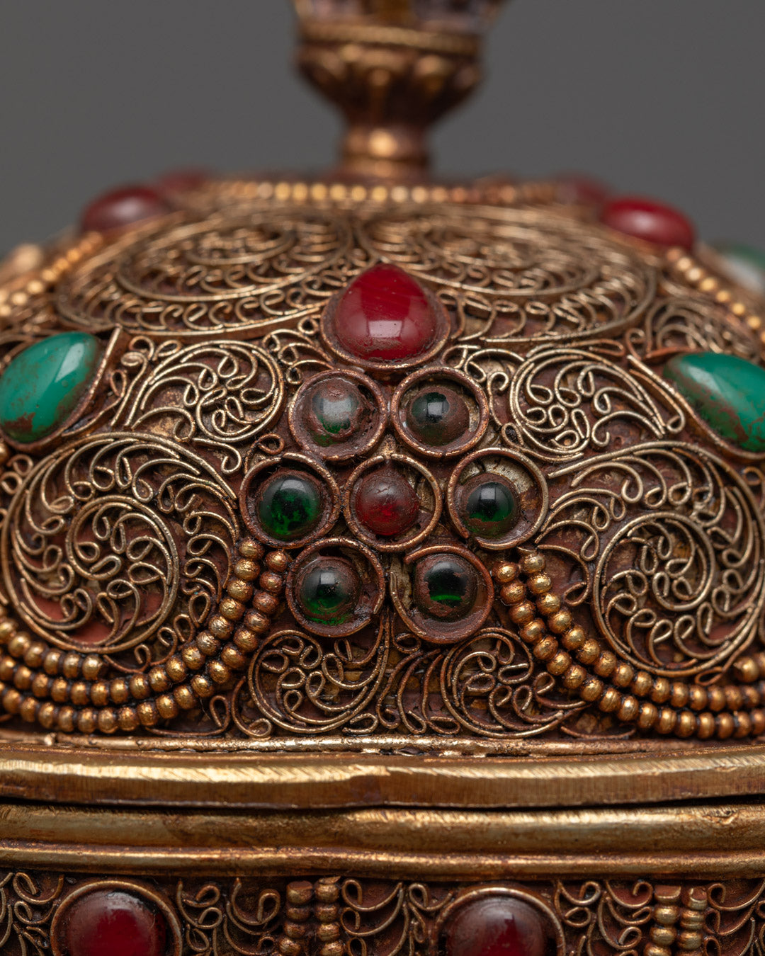 Authentic Tibetan Copper Kapala Cup | Ritual Item