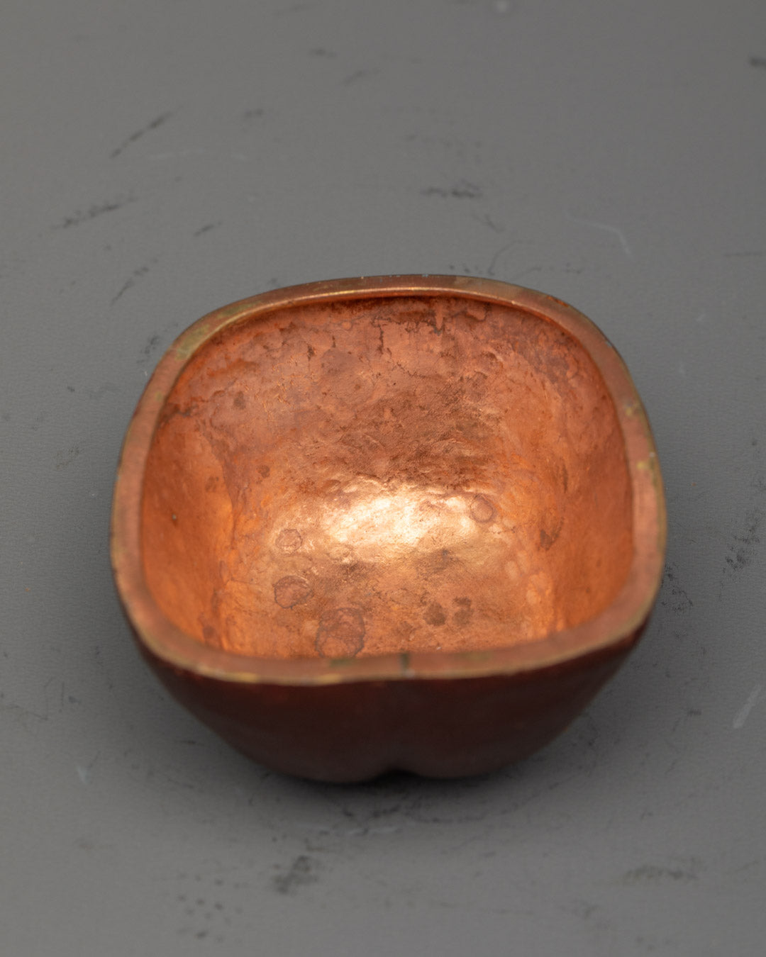 Tantric Buddhist Kapala Set with Copper Finish