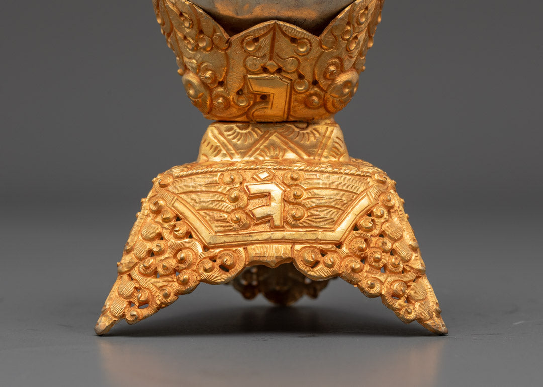 Tibetan Kapala Skull Offering Set | Made in Nepal