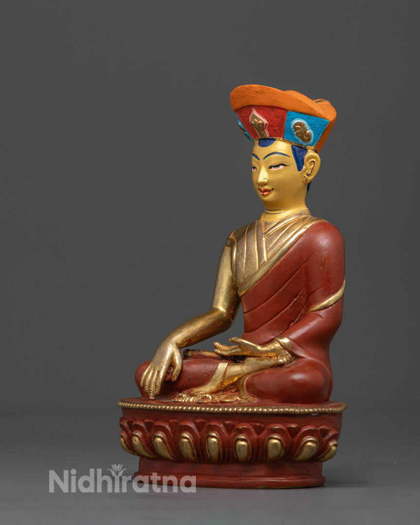 Karmapa Dusum Khyenpa Statue | Handcrafted Tibetan Art