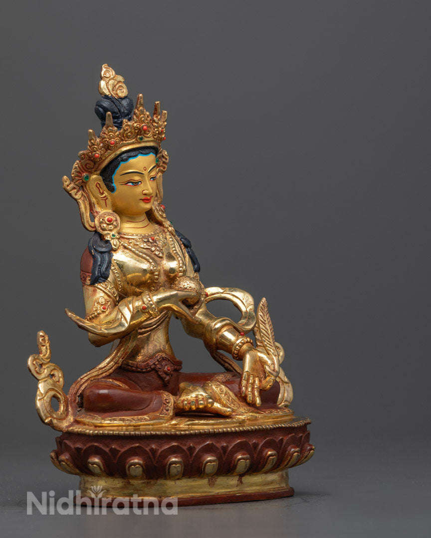 Ksitigarbha Statue | Tibetan Bodhisattva Sculpture