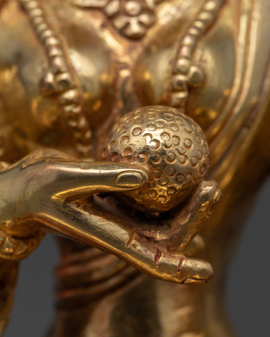 Ksitigarbha Statue | Tibetan Bodhisattva Sculpture