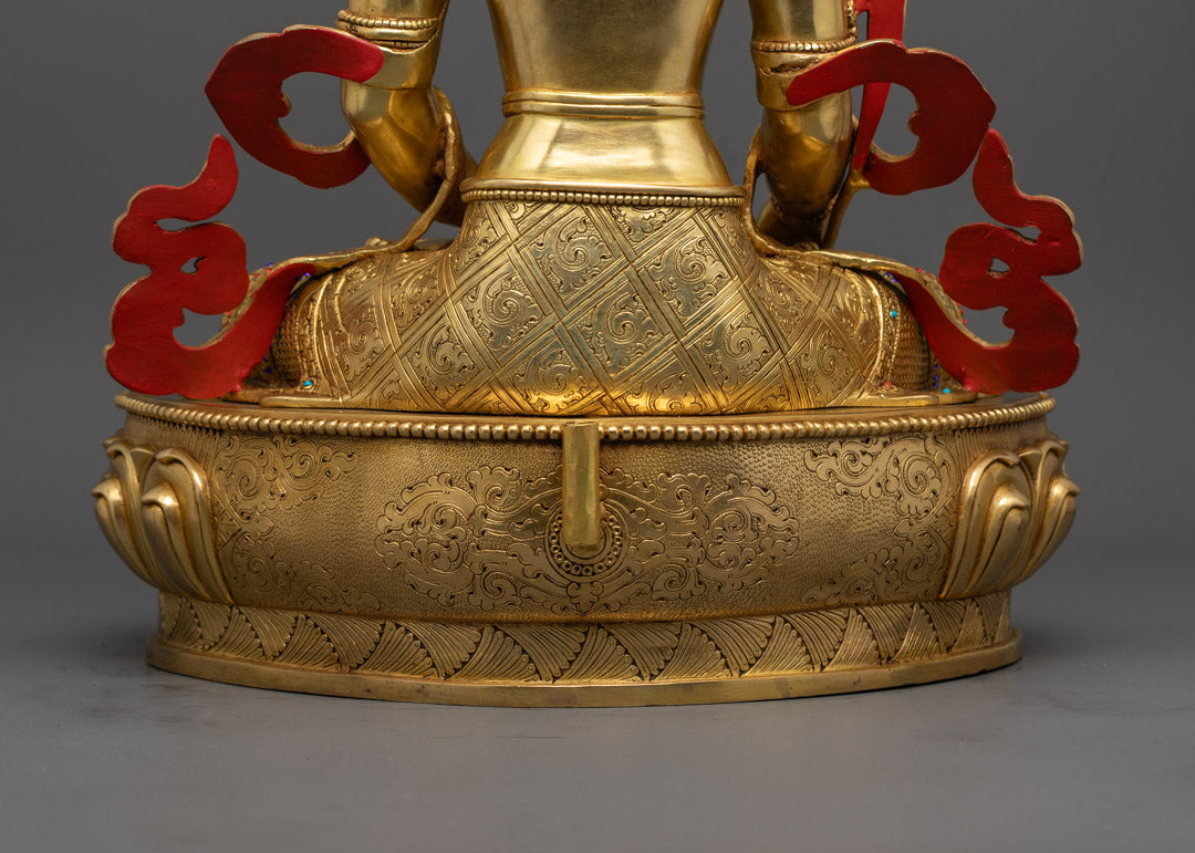 Handcrafted Bodhisattva Kshitigarbha Statue