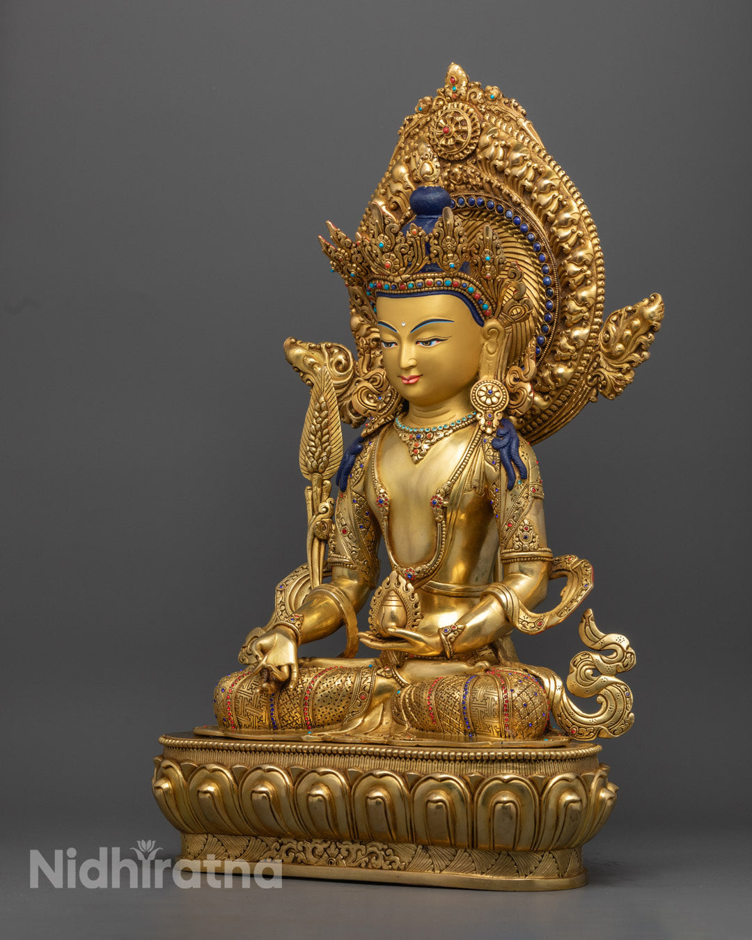 Handcrafted Bodhisattva Kshitigarbha Statue
