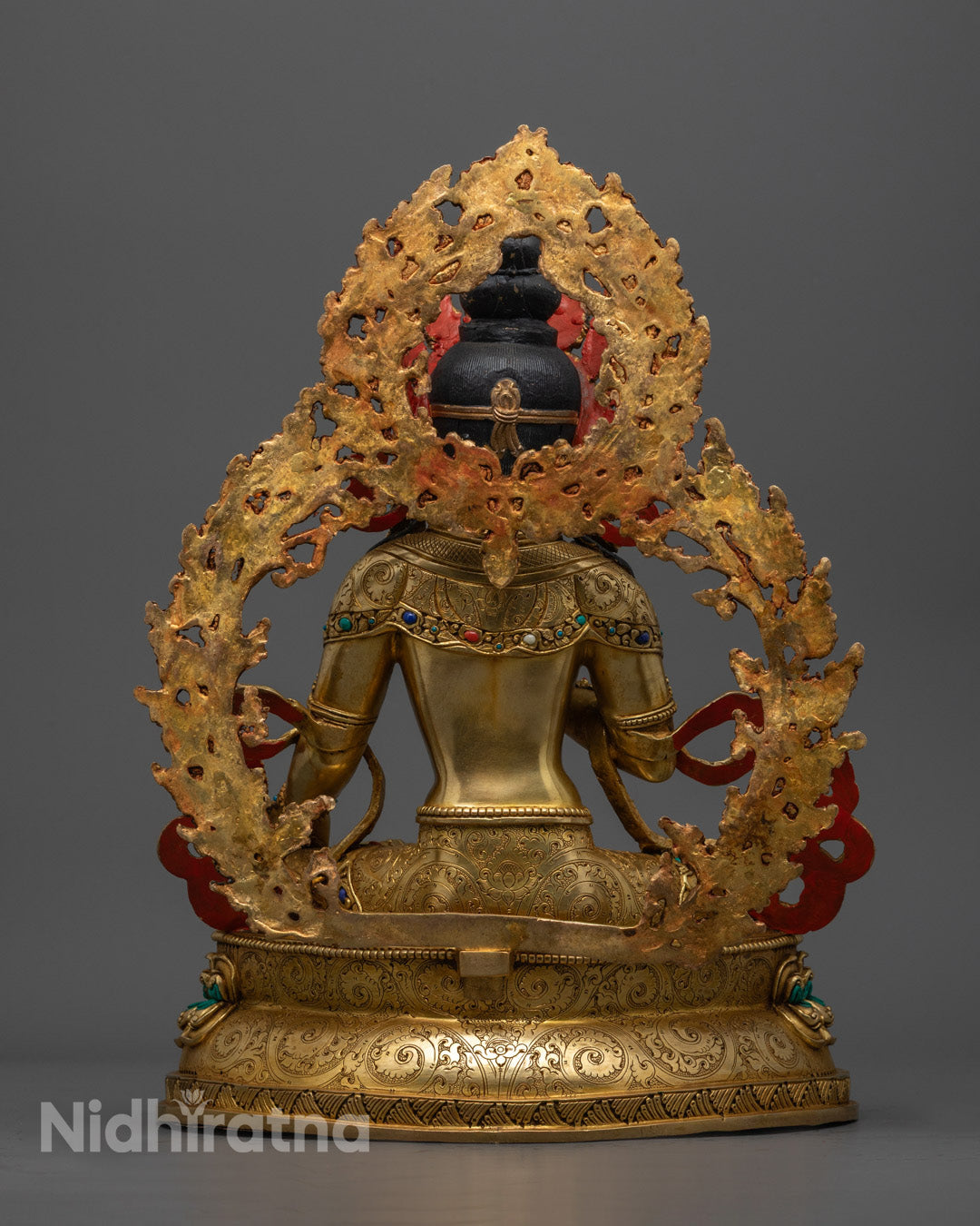 Sacred Ksitigarbha Statue | Buddhist Artwork from Nepal