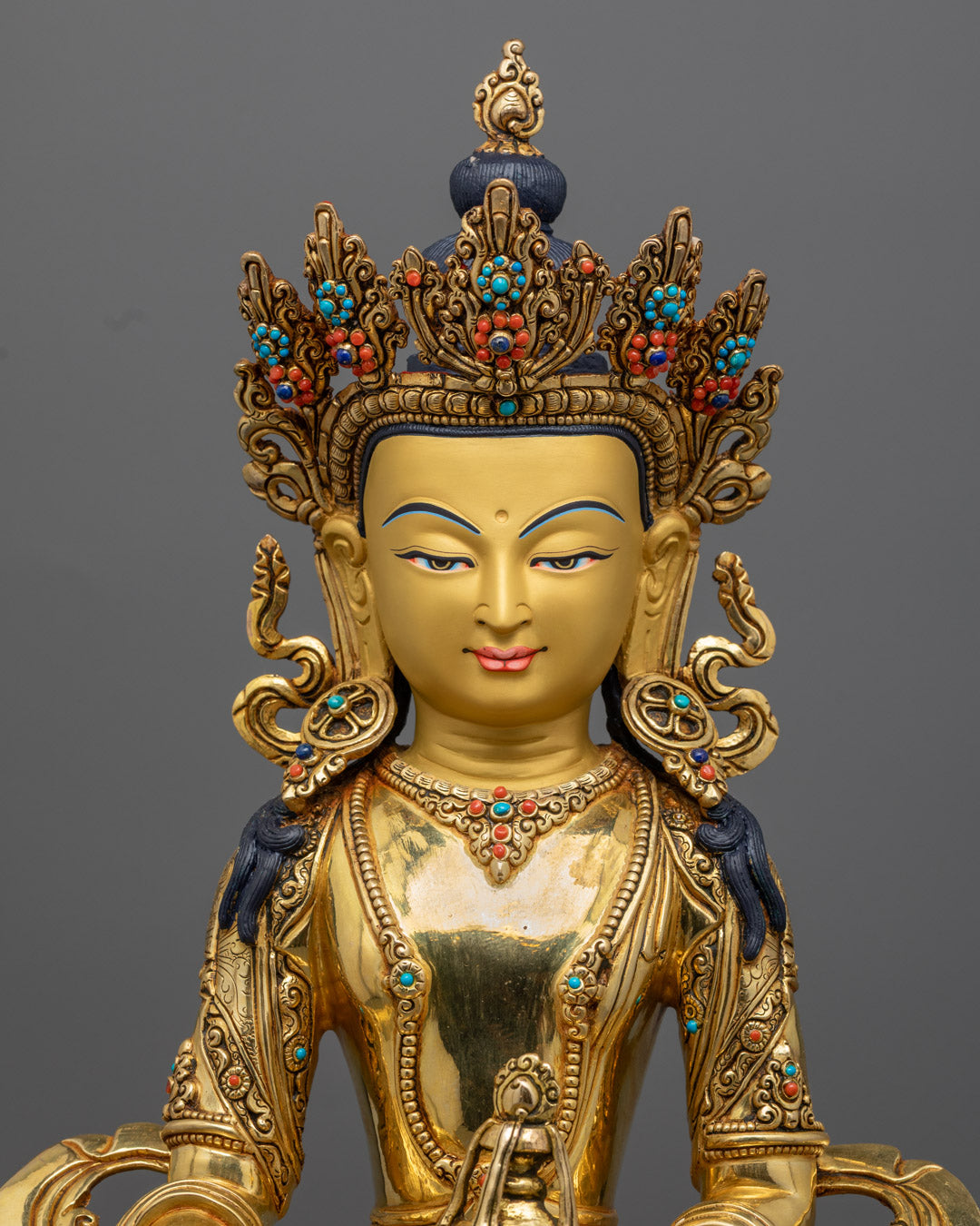 Handcrafted Kshitigarbha Statue | Bodhisattva of Compassion