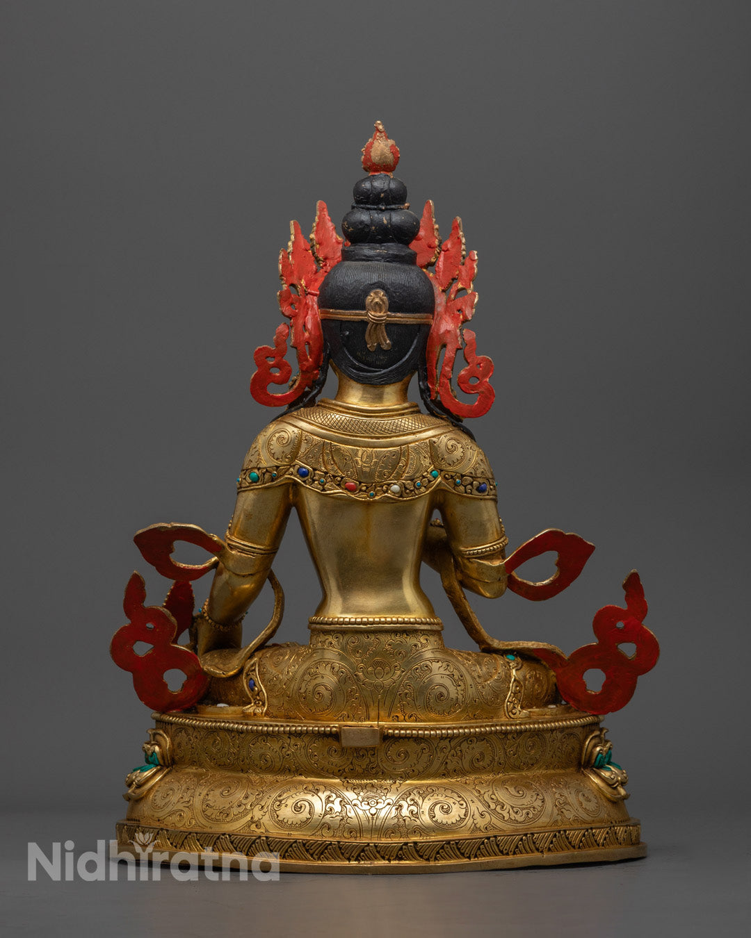 Sacred Ksitigarbha Statue | Buddhist Artwork from Nepal
