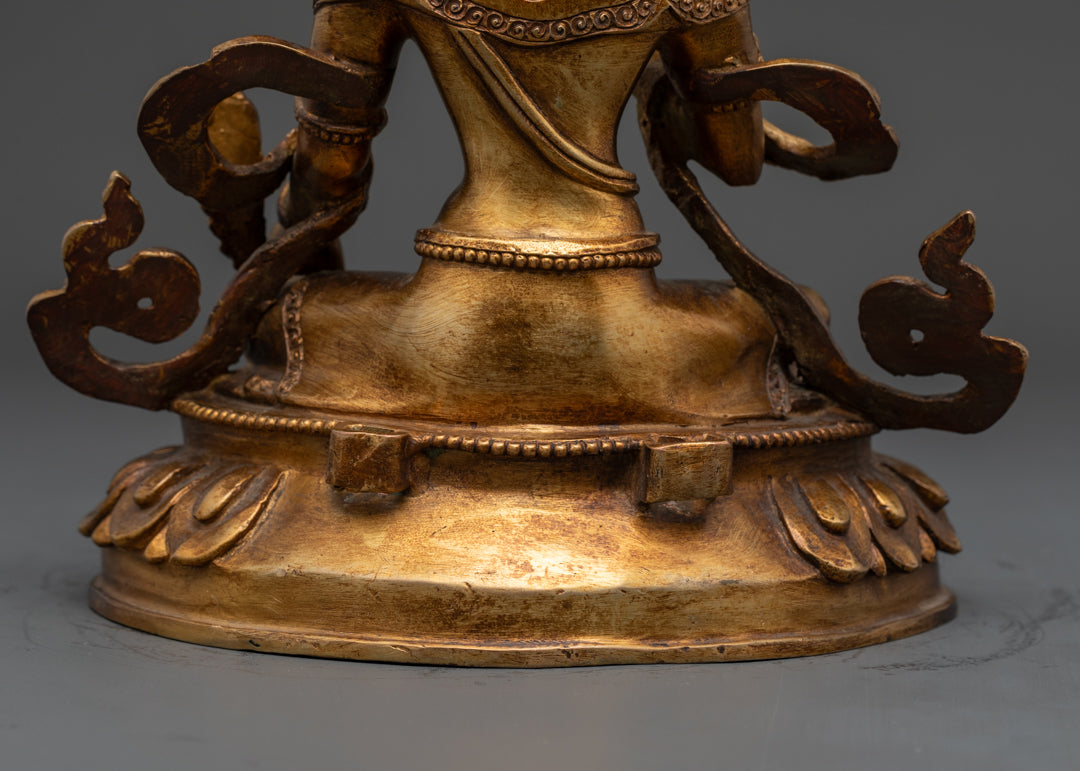 Kshitigarbha Statue | Handcrafted Tibetan Buddhist Deity