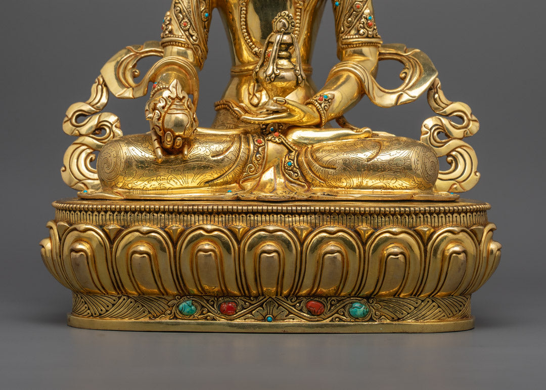 Handcrafted Kshitigarbha Statue | Bodhisattva of Compassion