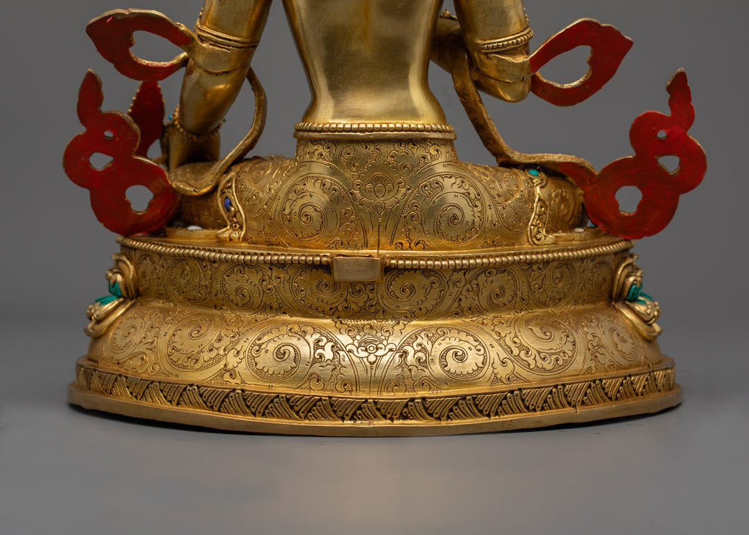 Sacred Ksitigarbha Statue | Buddhist Artwork from Nepal