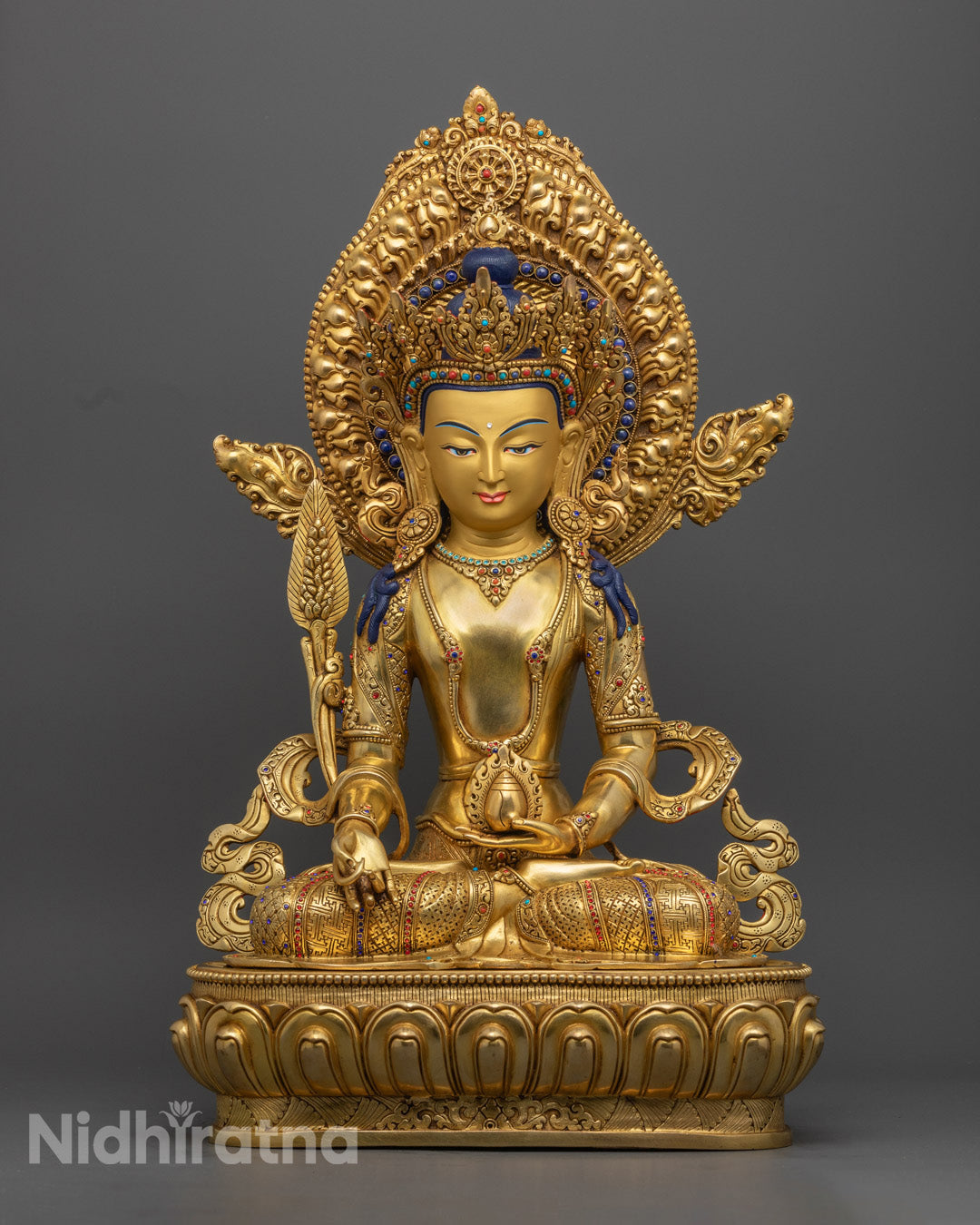 Handcrafted Bodhisattva Kshitigarbha Statue