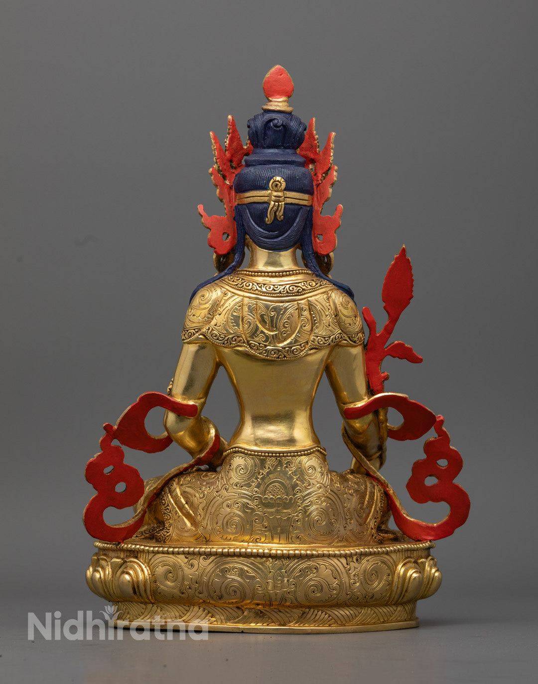 Sacred Kshitigarbha Statue | Handmade Tibetan Buddha