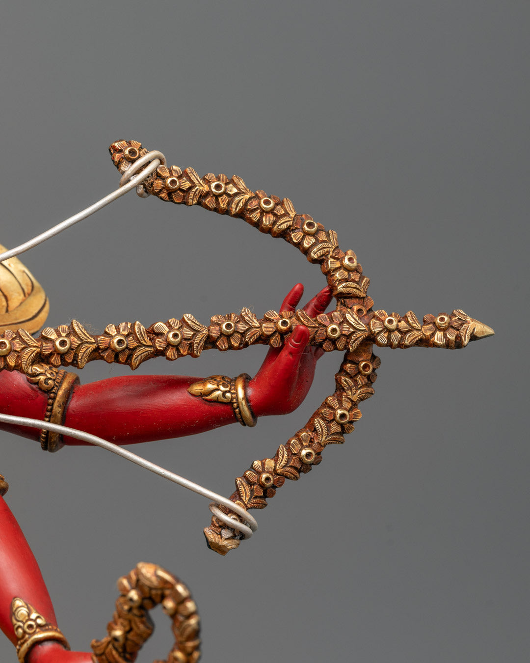 Red Goddess Kurukulla Statue | Standing Dakini of Transformation