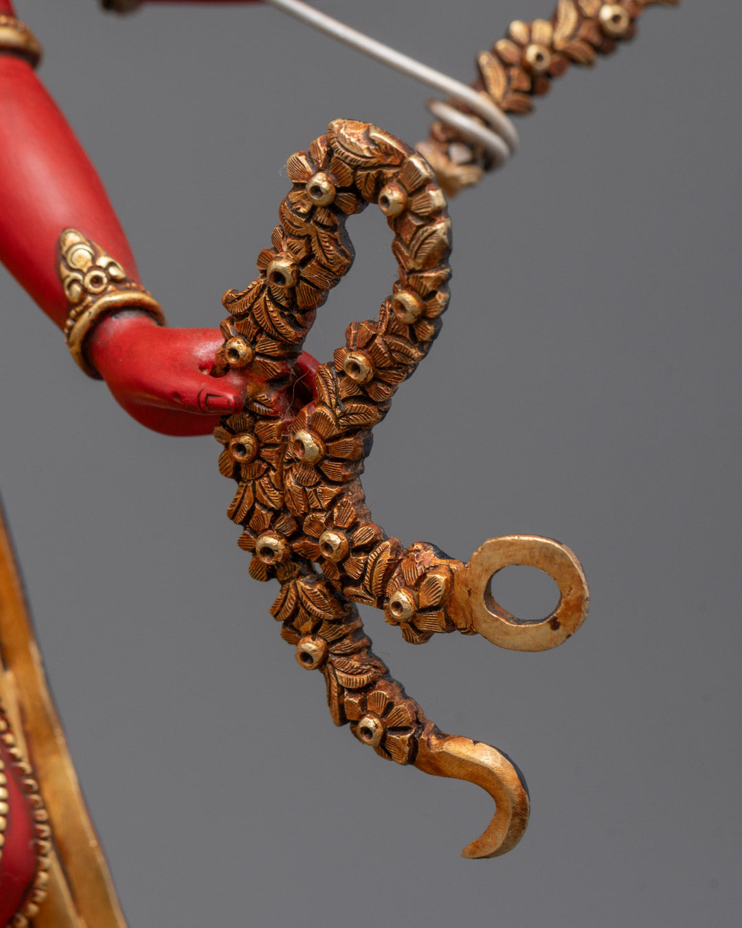Red Goddess Kurukulla Statue | Standing Dakini of Transformation