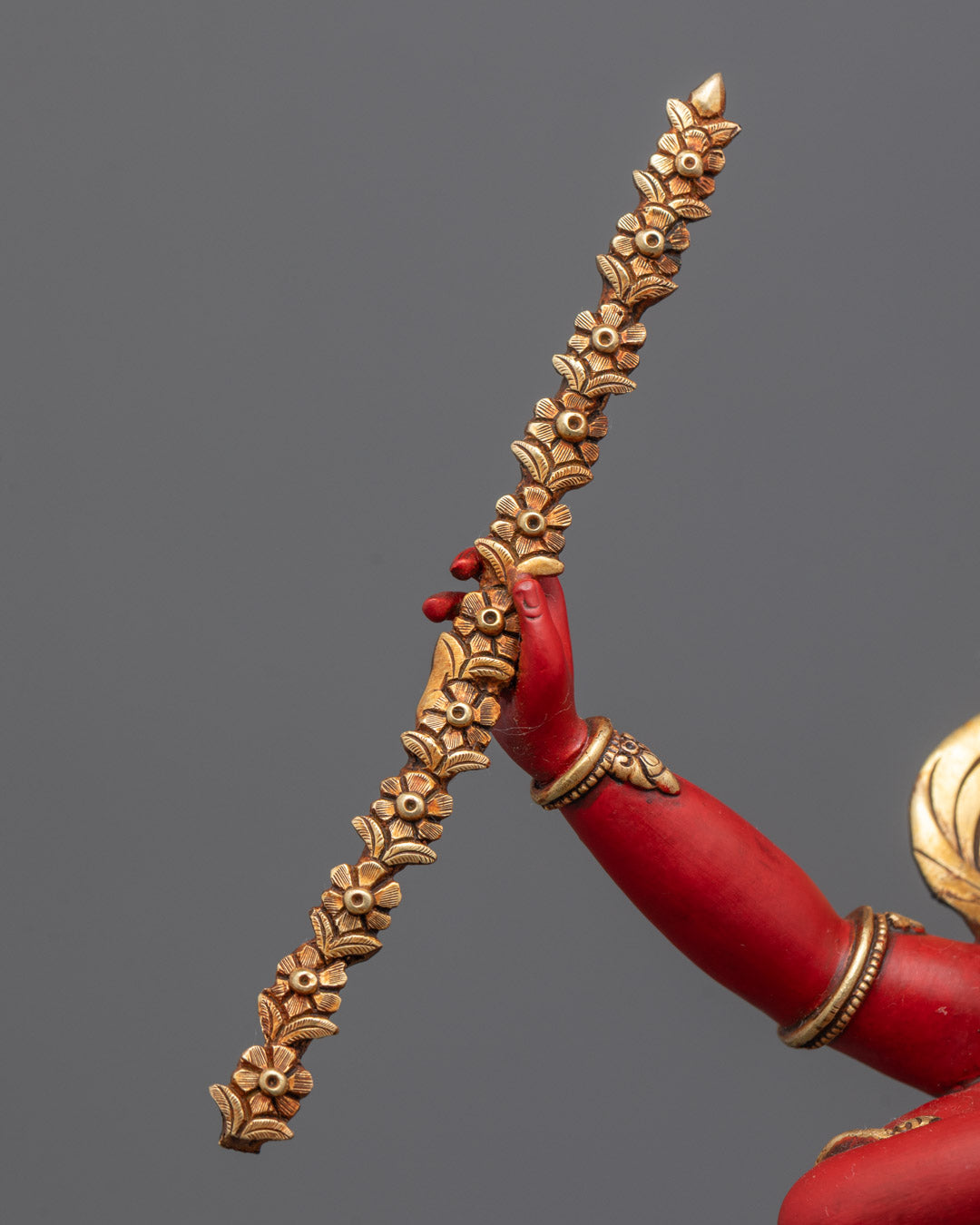 Red Goddess Kurukulla Statue | Standing Dakini of Transformation