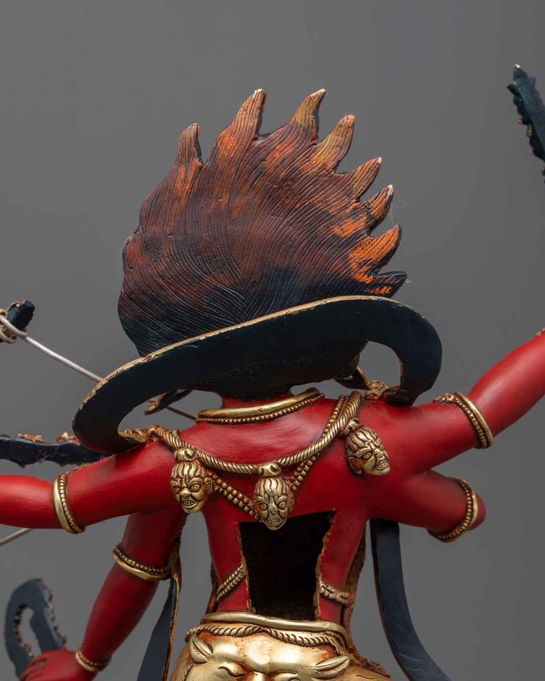 Red Goddess Kurukulla Statue | Standing Dakini of Transformation