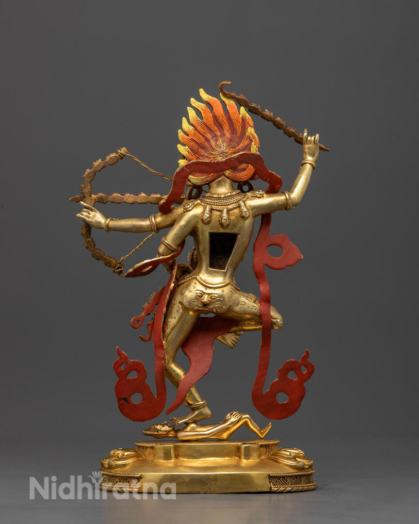 Kurukulla Deity Statue: Handcrafted Tibetan Artwork
