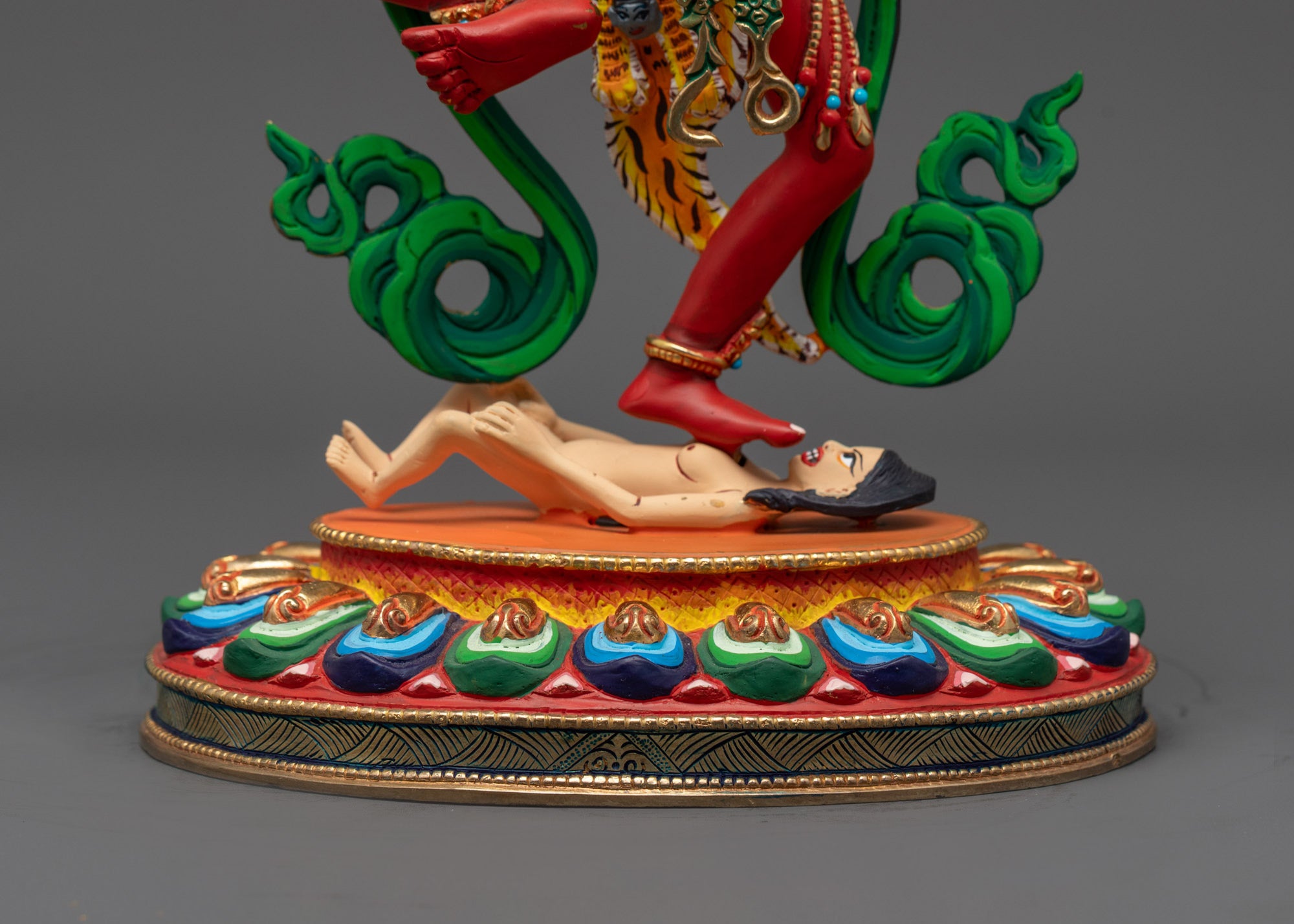 Beautifully Colored Kurukulla Statue | Tibetan Goddess of Love