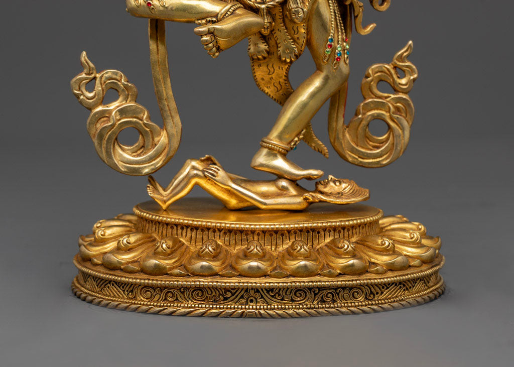 Kurukulla Deity Statue: Handcrafted Tibetan Artwork