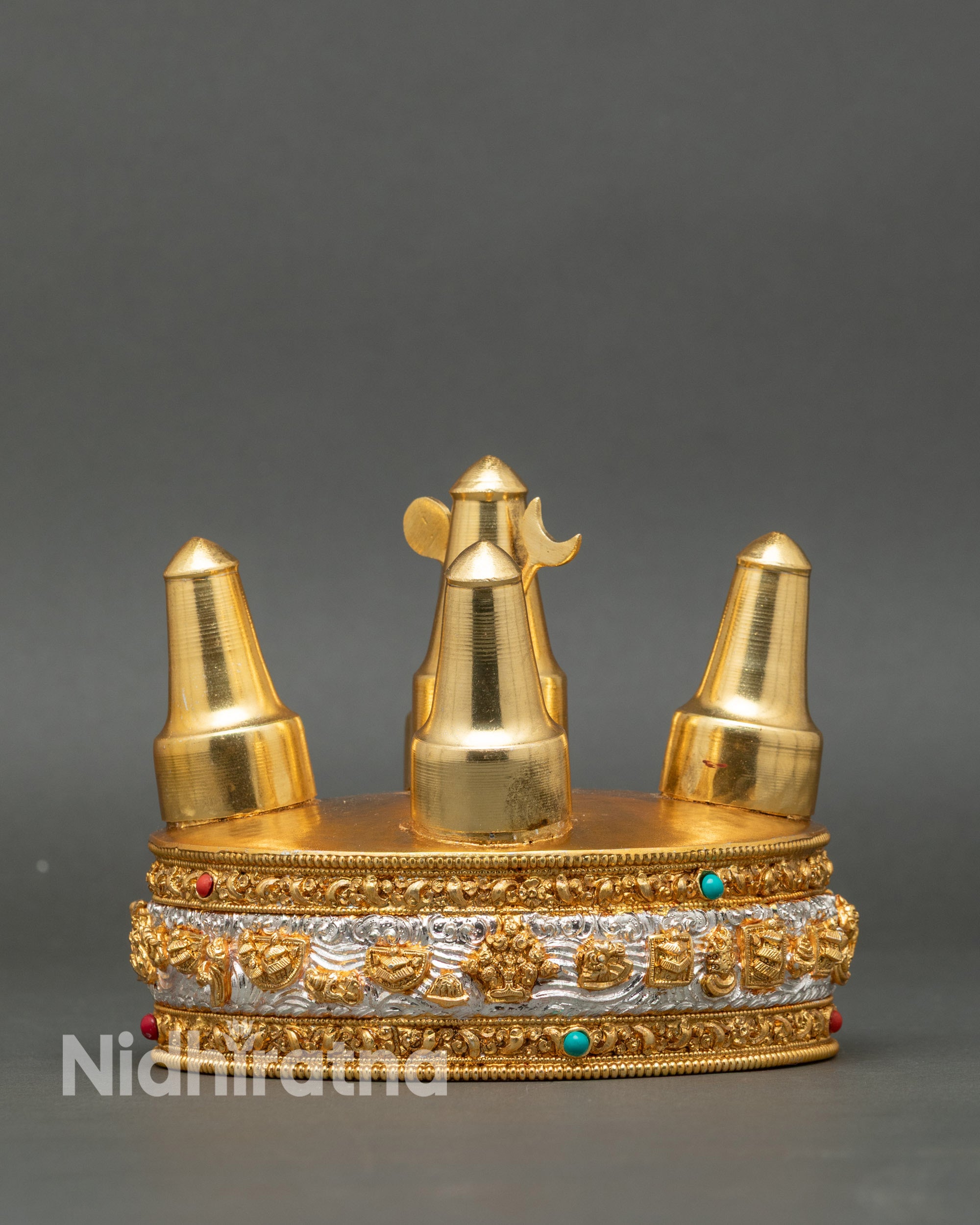 Kusum Mandala Torma for meditation altar, handcrafted Nepalese ritual offering