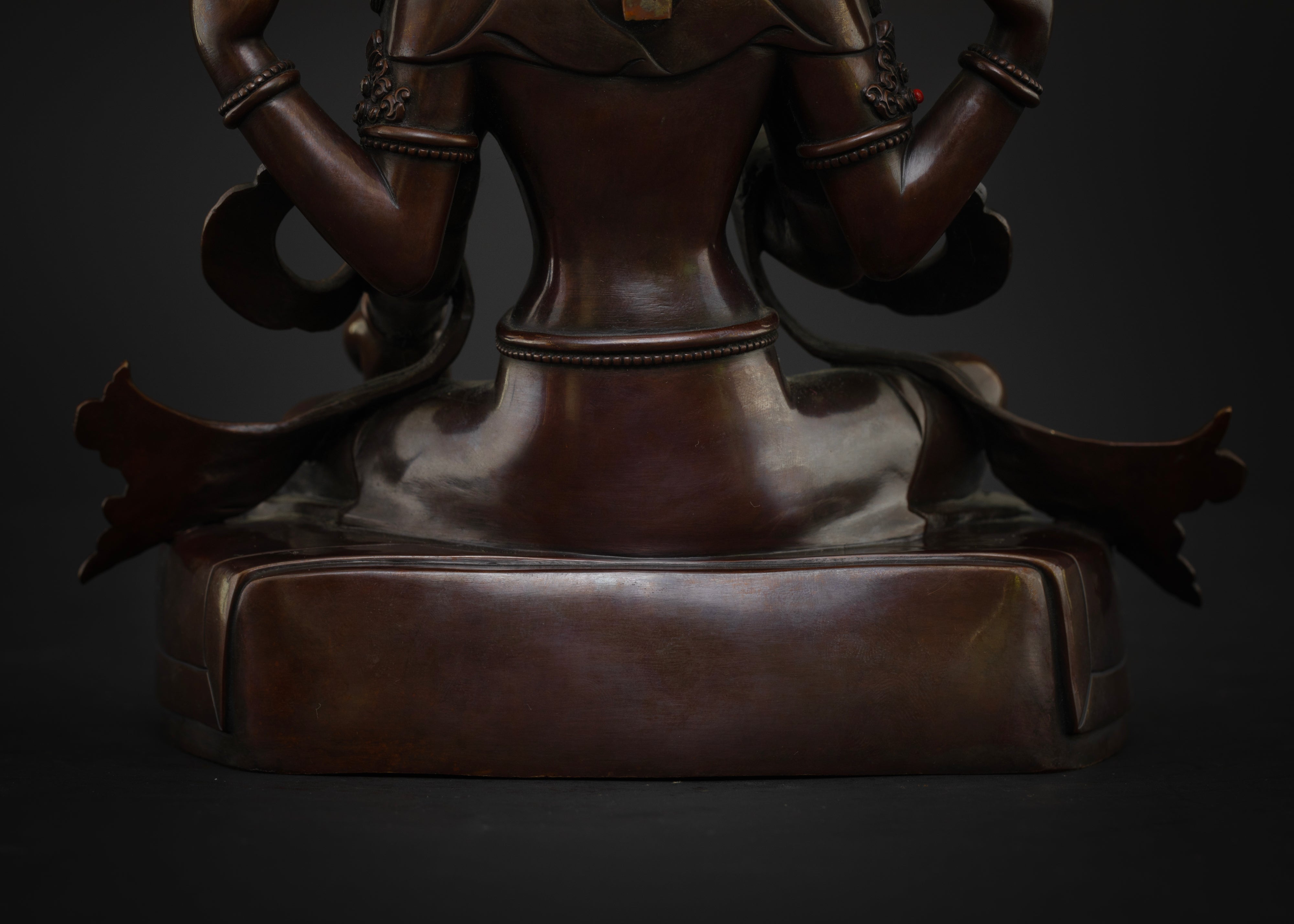 Laxmi Statue | Oxidized Nepalese Spiritual Artwork