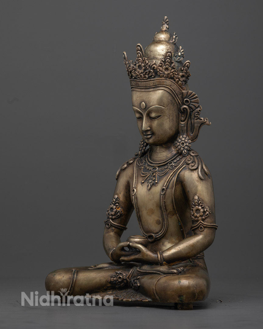 Amitabha Buddha Statue | Buddha Amitabha statue | Antique Amitabha Buddha Statue