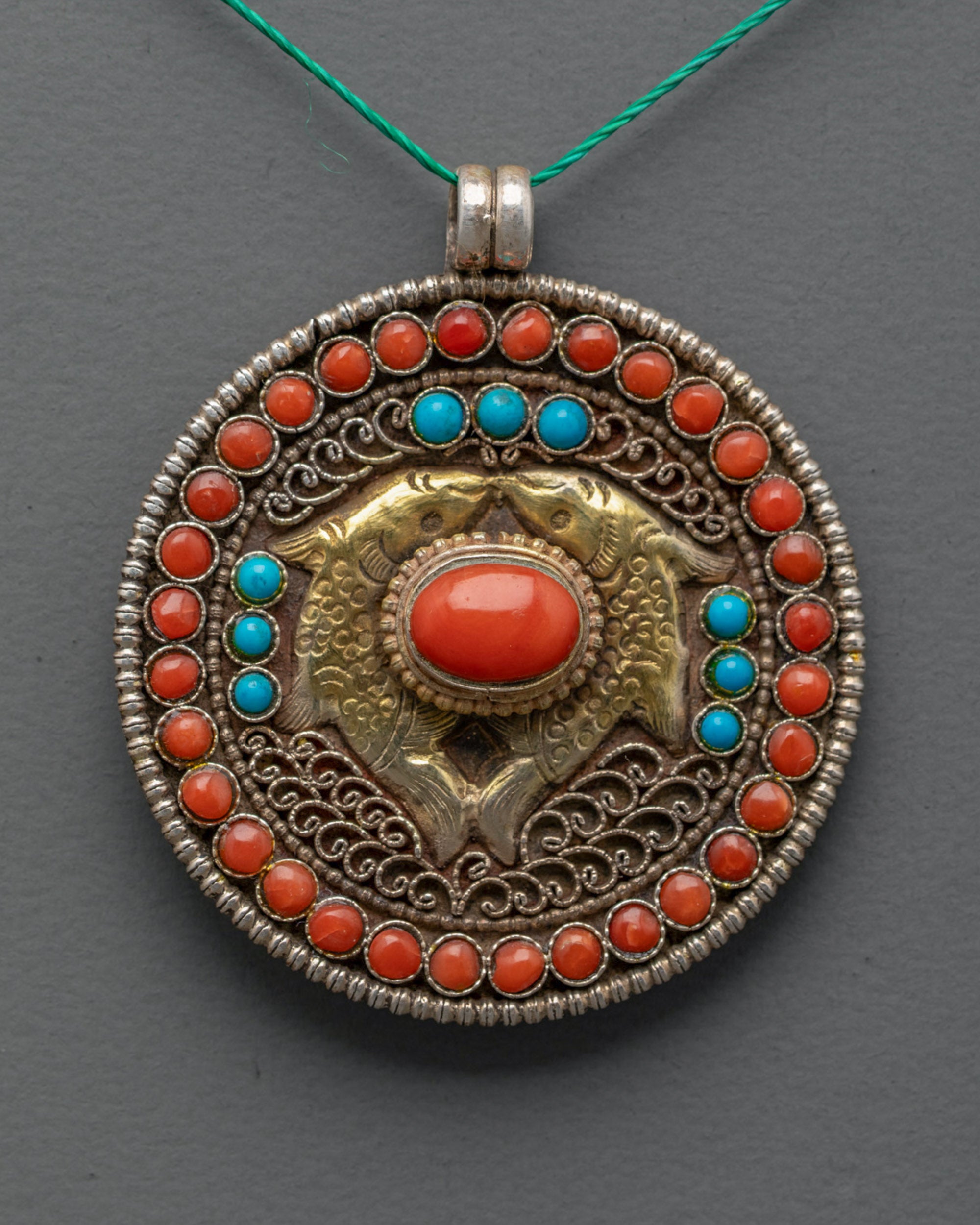 Golden Fish Pendant Locket | Traditional Symbol of Abundance