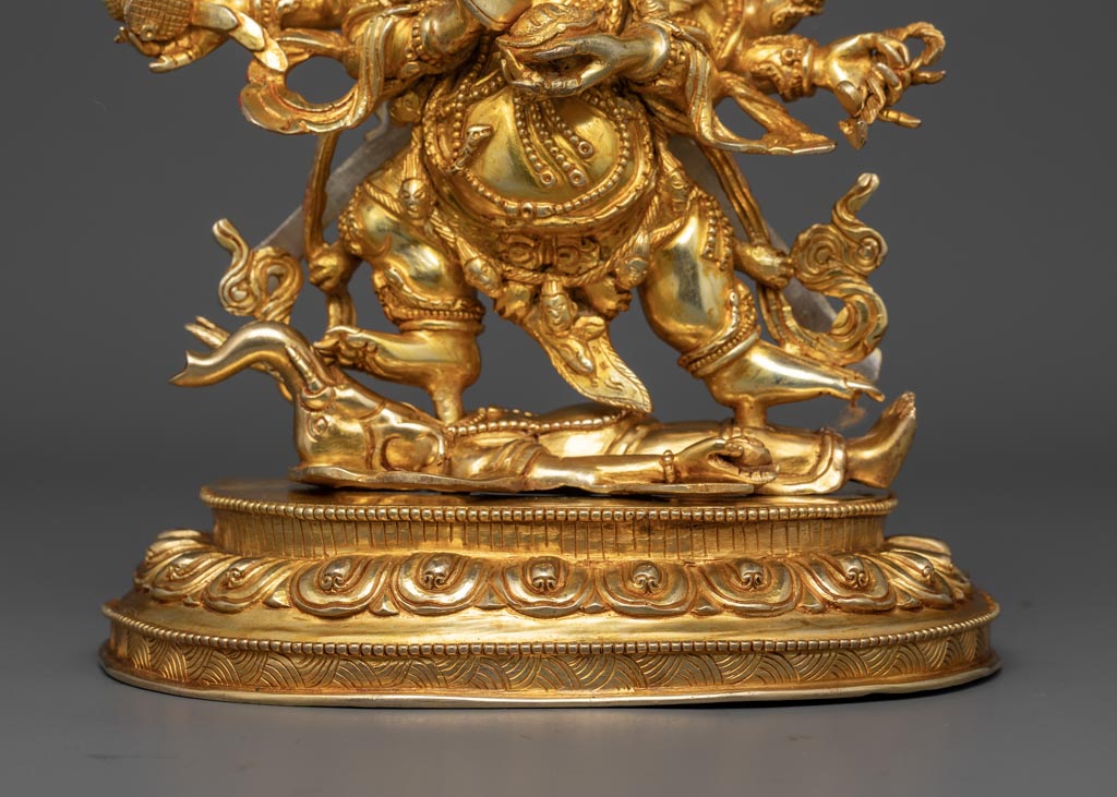 Shadbhuja Mahakala | Traditional Buddhist Statue