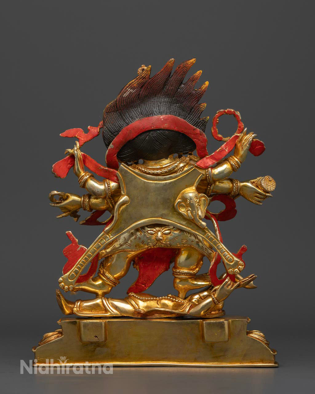 Shadbhuja Mahakala | Traditional Buddhist Statue
