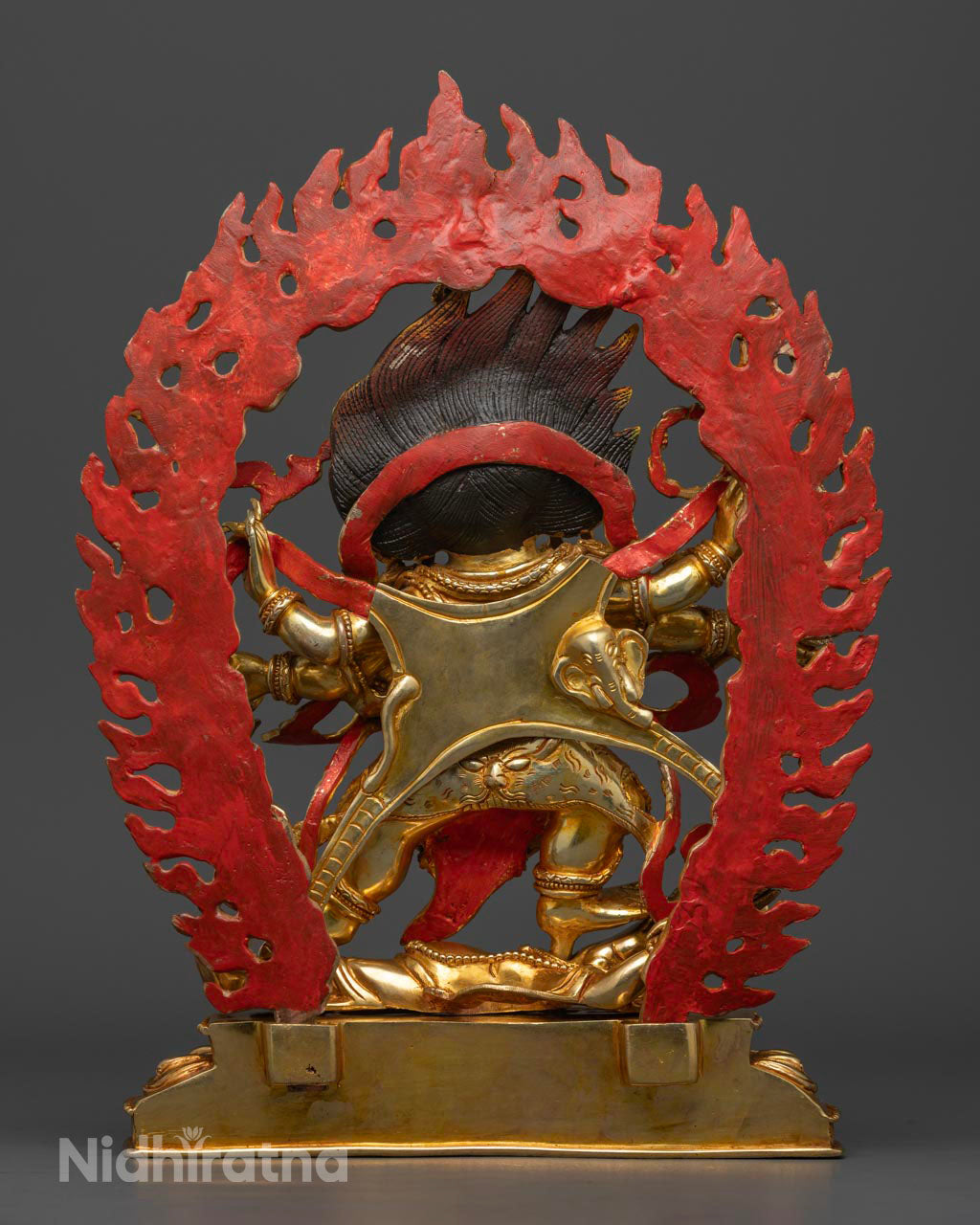 Shadbhuja Mahakala | Traditional Buddhist Statue