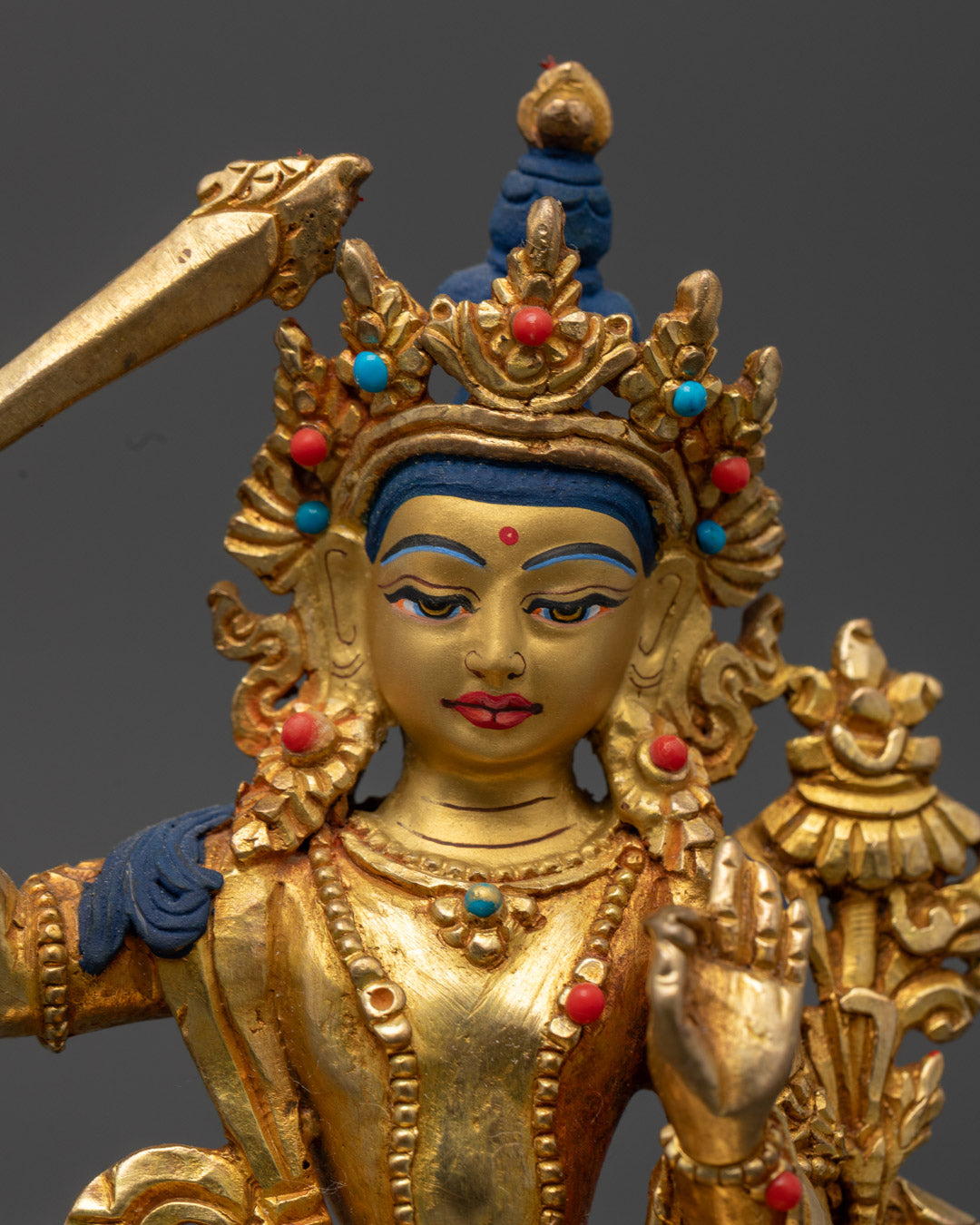 Sacred Manjushri Statue | The Light of Wisdom