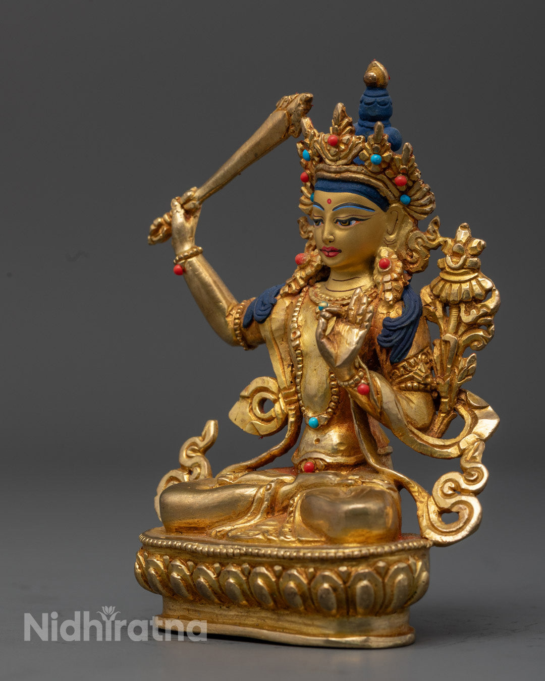 Sacred Manjushri Statue | The Light of Wisdom