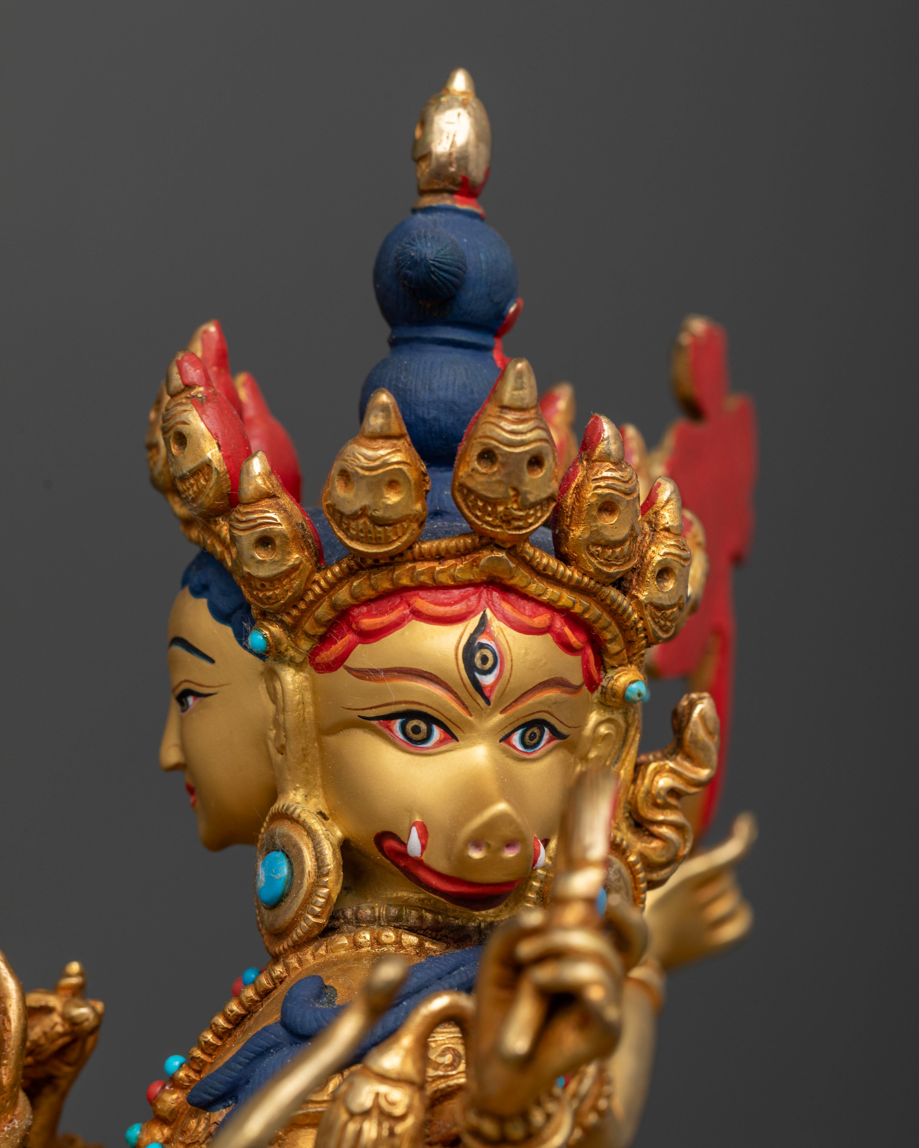 Goddess of Dawn & Light Protection: Handmade Marichi Statue