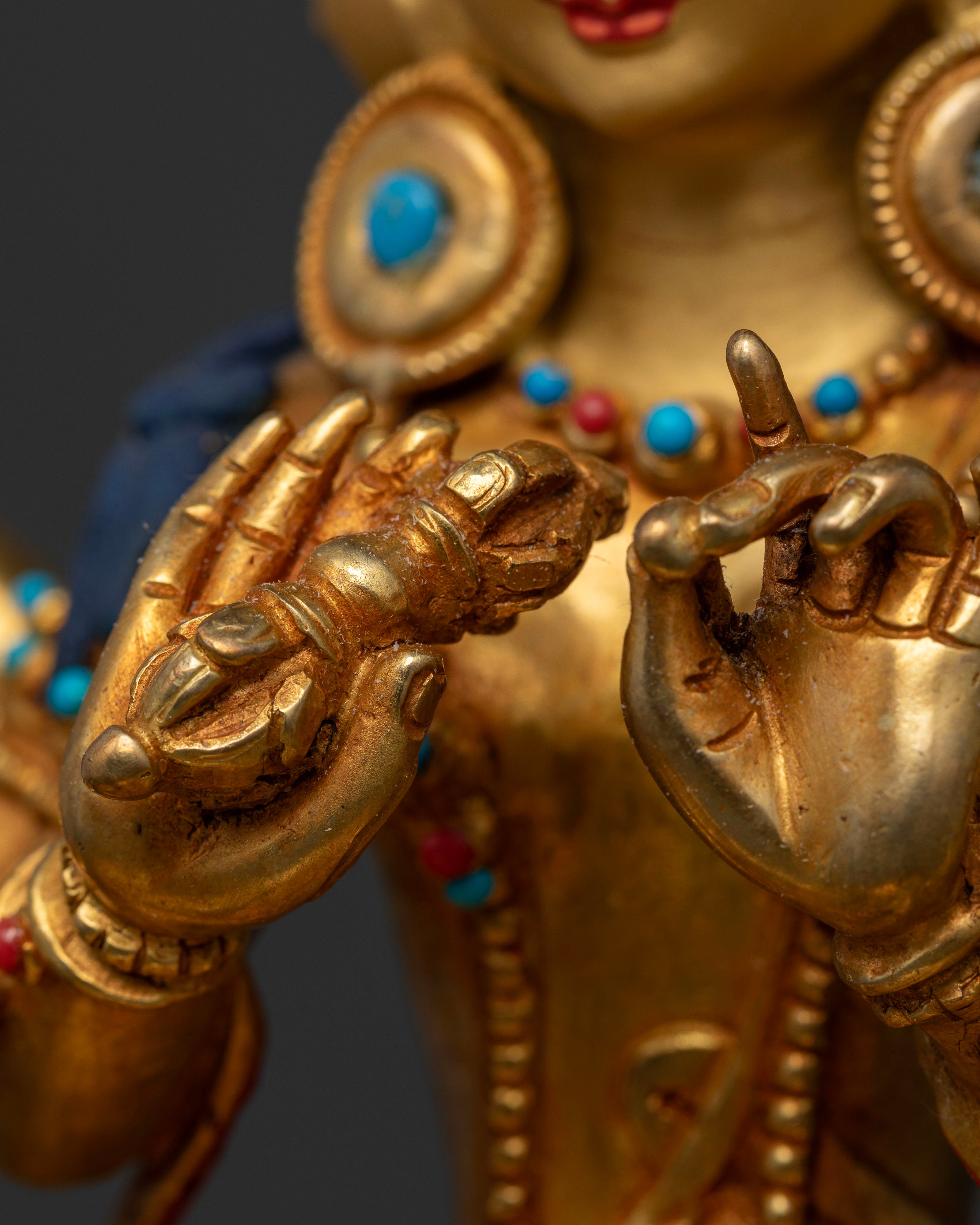 Goddess of Dawn & Light Protection: Handmade Marichi Statue