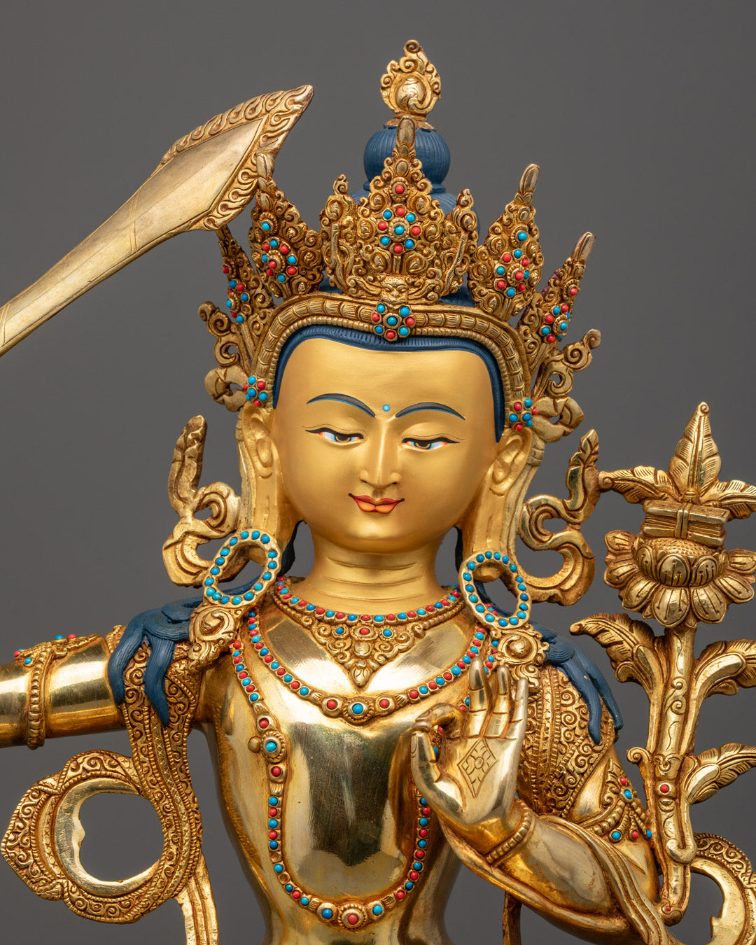 Nepalese Manjushri Statue | Bodhisattva of Wisdom