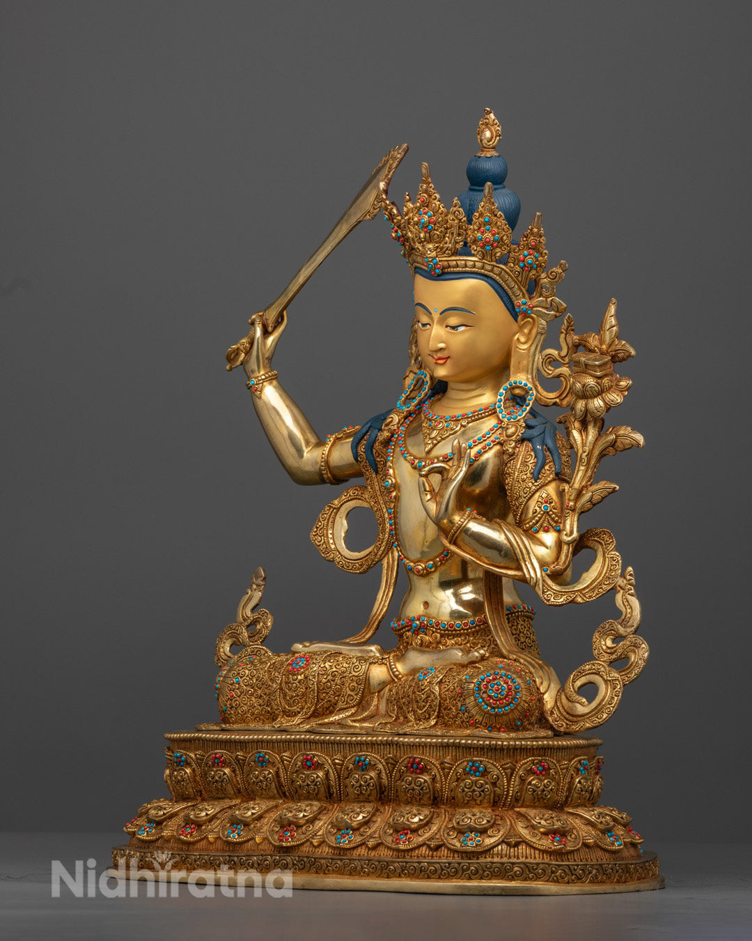 Nepalese Manjushri Statue | Bodhisattva of Wisdom